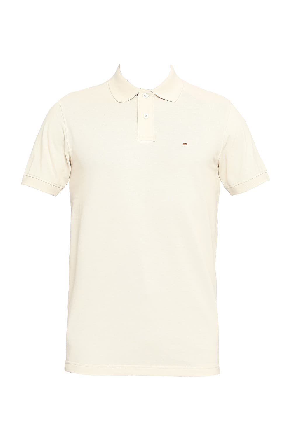 BEIGE COLOURE HALF SLEEVES T-SHIRT