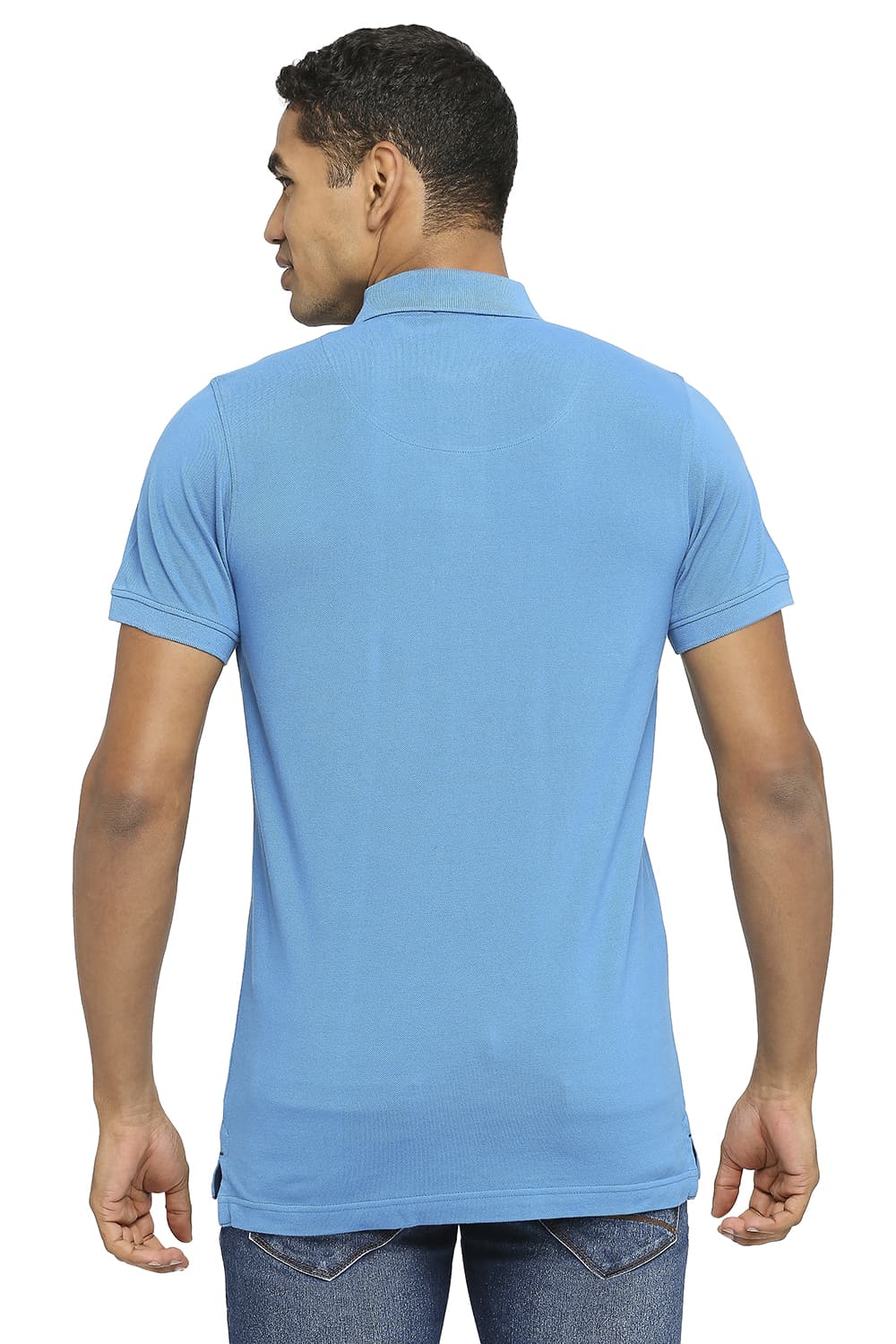 BLUE COLOURE HALF SLEEVES T-SHIRT