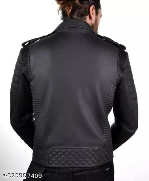 ASTHETIC BLACK LEATHER JACKET